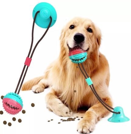 Juguete con ventosa pelta mordedura