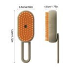 Peine cepillo a vapor mango 180° - Imagen 2