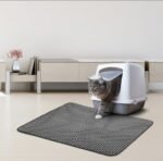 Alfombra gato salida sanitaria atrapa arena o piedras