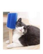 Rascador esquinero masajeador con hierba gatera Gris - Imagen 6