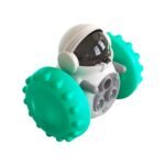 Juguete dispensador de alimentos turquesa