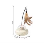 Juguete interactivo automático con laser y pluma verde - Imagen 3