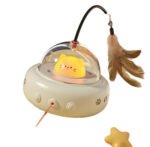 Juguete interactivo automático con laser y pluma verde - Imagen 2