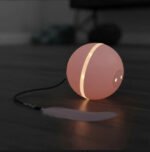 Pelota interactiva movil luces mas dos cabezales carga USB rosa - Imagen 3