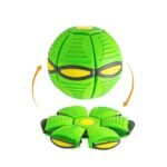 Pelota saltarina y Frisbee Verde