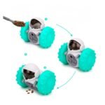 Juguete dispensador de alimentos turquesa - Imagen 2