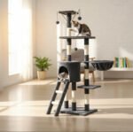 Rascador torre casa 3 niveles - Imagen 2